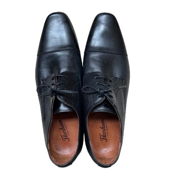 EUC Florsheim Men\'s Black Cap Toe Oxford. Size 11.5 main image 4